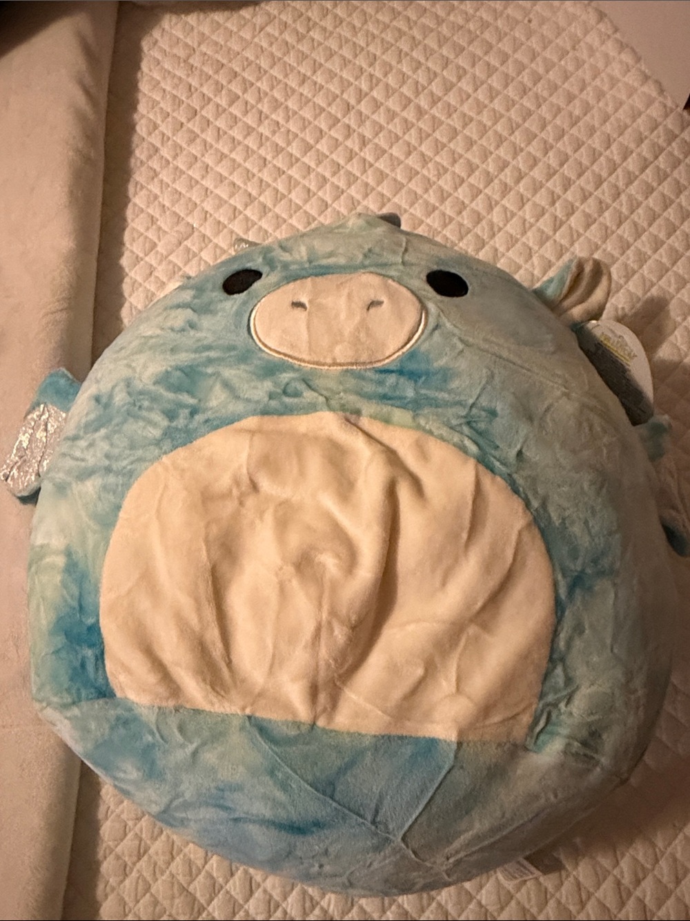 Squishmallows Blue Tie-Dye Dragon Plush